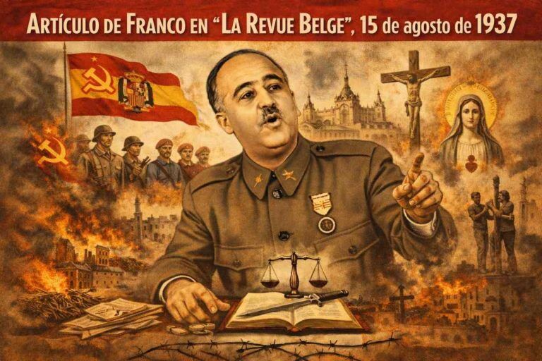 Artículo de Franco en “La Revue Belge”