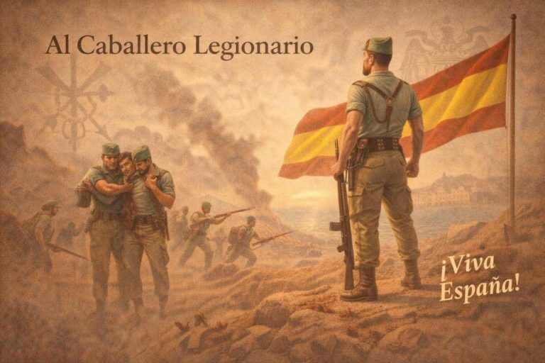Caballero Legionario en el desierto