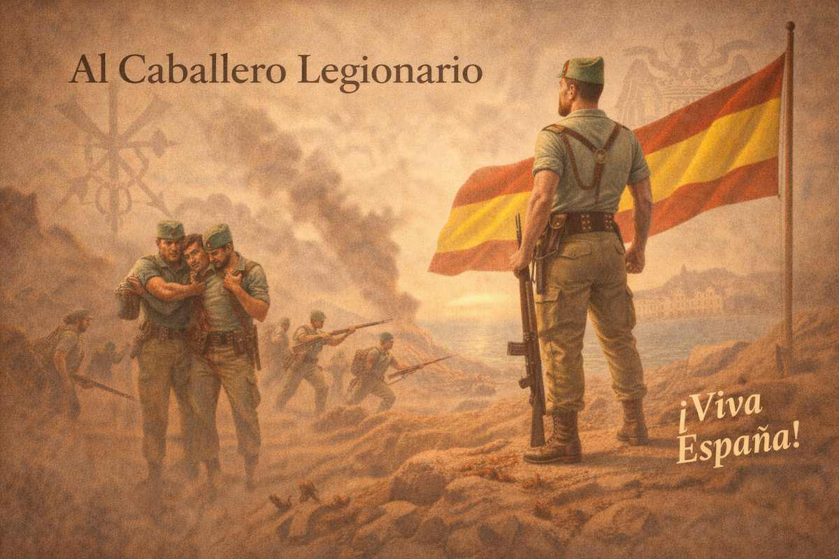 Caballero Legionario en el desierto