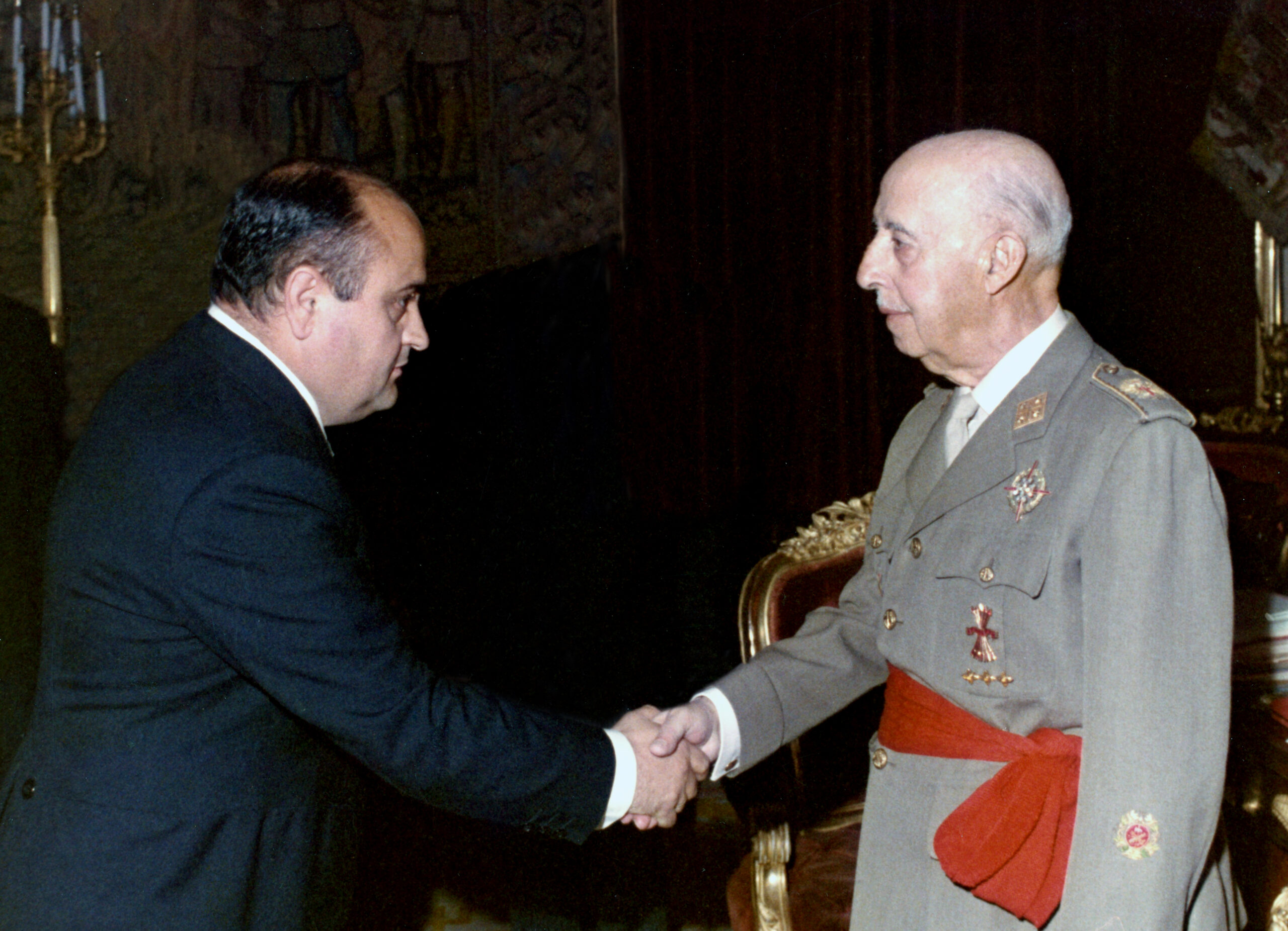 Franco con Daniel Céspedes