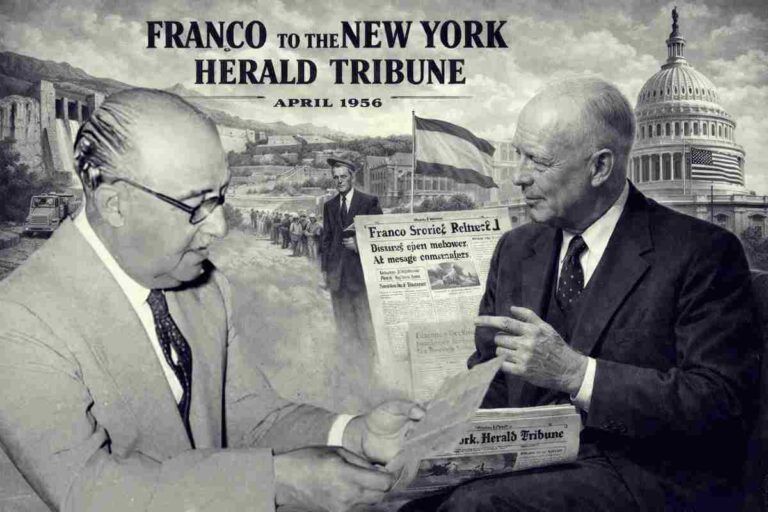 Eisenhower y el Capitolio en 1956