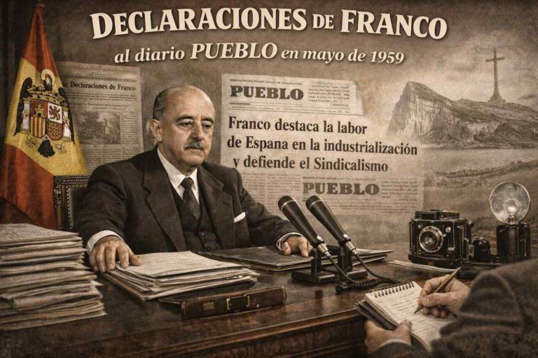 Entrevista a Franco en 1959