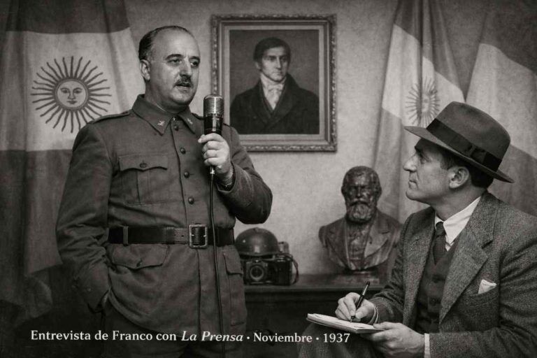 Entrevista de Franco con La Prensa