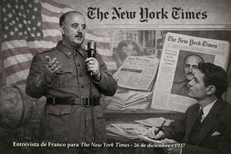 Entrevista de Franco en 1937