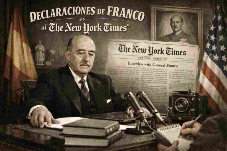 Entrevista de Franco en 1957