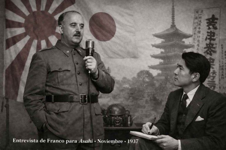 Entrevista de Franco y periodista japonés