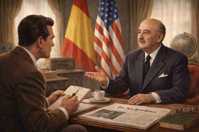 Entrevista entre Franco y periodista americano (1)