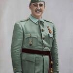 Fotografía histórica de Francisco Franco como Jefe del Estado español