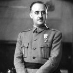 Fotografía histórica de Francisco Franco como Jefe del Estado español