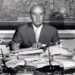 Fotografía histórica de Francisco Franco como Jefe del Estado español