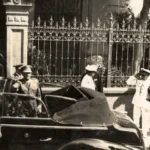 Franco en La Palma en 1950