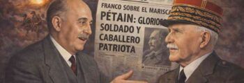 Franco y Pétain en 1951