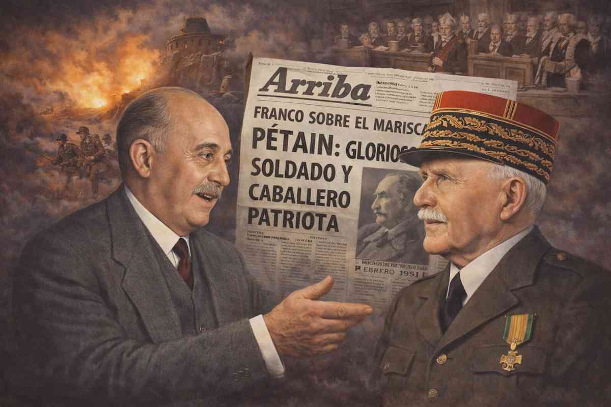 Franco y Pétain en 1951