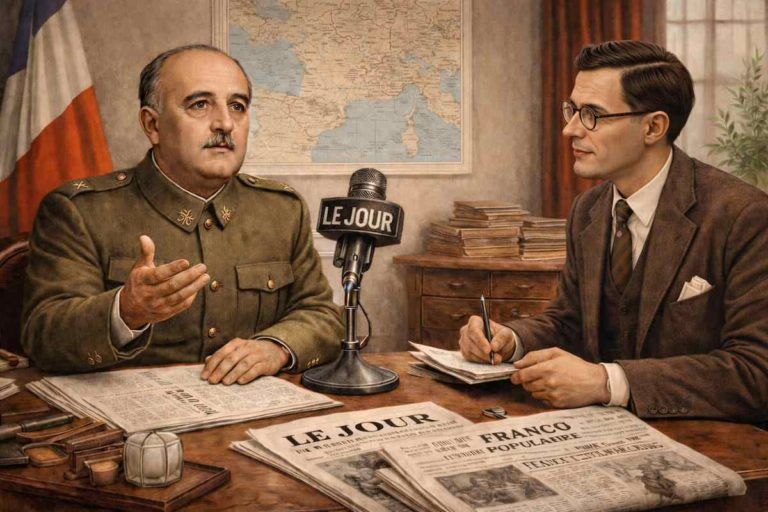 Recreación entrevista Franco diario Le Jour 1938