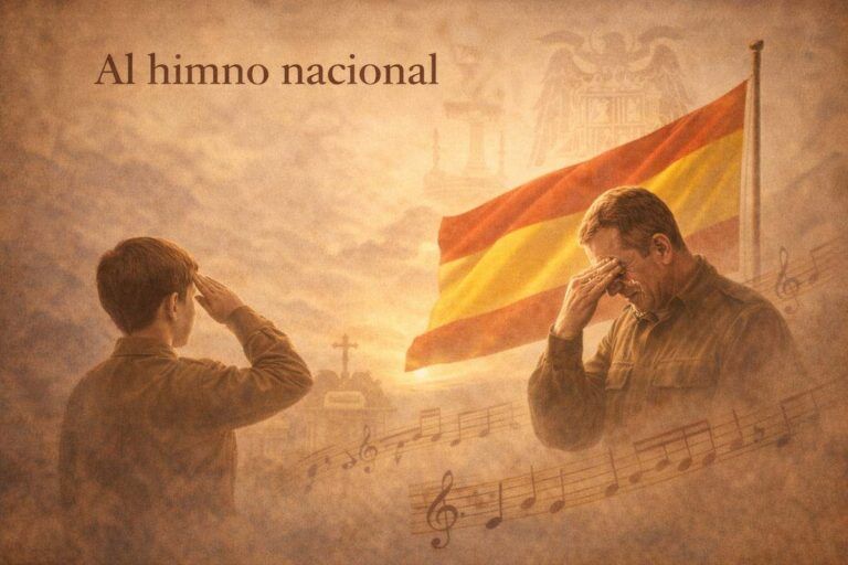 Saludo al himno nacional