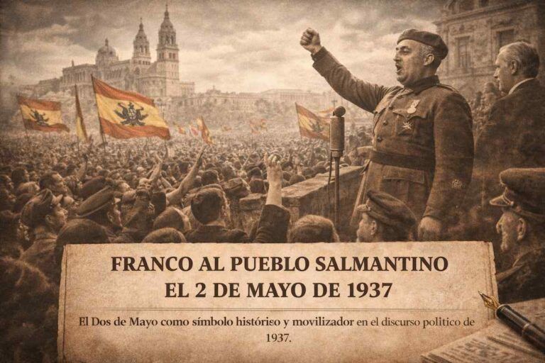 Franco en Salamanca, 2 de mayo 1937