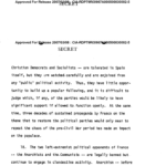 Documento desclasificado de la CIA sobre la Transición española
