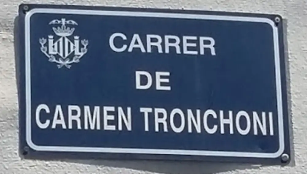 Calle de Carmen Tronchoni, en ValenciaLa Razón