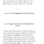 Documento desclasificado de la CIA sobre la Transición española