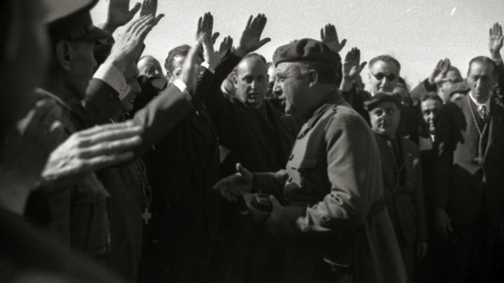 Franco en el fuerte de Guadalupe 