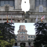 .- Eliminación del escudo de España del Colegio Santa Irene ( Instituto de Enseñanza Media Santa Irene)