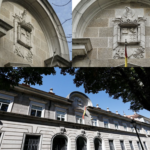 Escudo de España de la antigua Aduana de Vigo