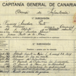 Hoja de Servicios de Sánchez Pinto / Archivo Militar de Segovia