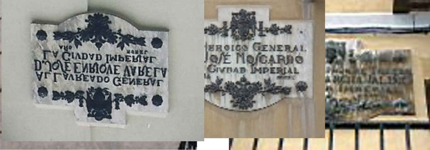 Placas retiradas