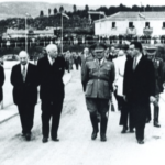 35. Franco inaugura el embalse de A Conchas en Orense.