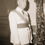 Retrato del caudillo en el palacio del Pardo
