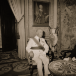 Retrato del caudillo en el palacio del Pardo