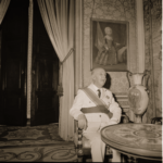 Retrato del caudillo en el palacio del Pardo