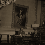 Retrato del caudillo en el palacio del Pardo