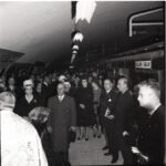 Francisco Franco inaugura el ferrocarril suburbano de Madrid 04-02-1961