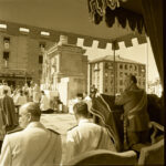 Francisco Franco clausura el Congreso Eucarístico en Zaragoza, Francisco Franco por las calles de la ciudad 24-09-1961