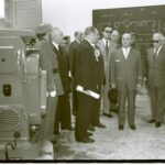 Francisco Franco inaugura, en Palma de Mallorca, la central térmica de Alcudia, en Cos Nau 10-05-1960