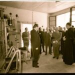 Francisco Franco inaugura la nueva Facultad de Farmacia de Barcelona 16-05-1960