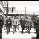 Francisco Franco inaugura la nueva Facultad de Derecho, en Barcelona 16-05-1960