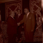 Francisco Franco con el presidente de la República Árabe Unida, Nasser 23-09-1960