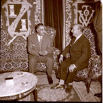 Francisco Franco con el presidente de la República Árabe Unida, Nasser 23-09-1960