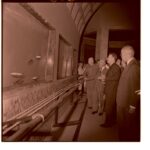 Barcelona: Francisco Franco inaugura el Instituto de Investigaciones Pesqueras, el salón de Tinell con los proyectos de red fluvial y el Archivo de Aragón 22-06-1963