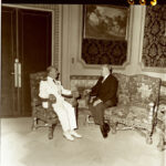 Francisco Franco con el Sr. Porcioles, alcalde de Barcelona 28-06-1963