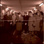 Francisco Franco inaugura el túnel de Guadarrama, con la bendición del obispo monseñor García Lahigera 04-12-1963