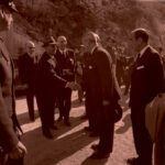 Francisco Franco y el presidente de Portugal, almirante Américo Thomas, inauguran la presa de Aldeaadávila 17 – 11 – 1964