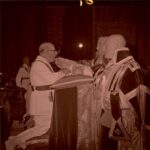 Recibimiento a Francisco Franco en Santiago de Compostela: ofrenda de Francisco Franco al apóstol Santiago; Francisco Franco comulgando 25-07-1965