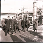 Francisco Franco inaugura la nueva fábrica de Cementos Asland en Villaluenga de la Sagra (Toledo) 02-11-1965