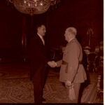 El caudillo con D. Carlos Sosa Rodríguez, presidente de la ONU - 15 – 01 - 1964