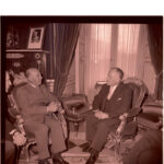 El caudillo con el doctor Gerstenmaier, presidente del parlamento alemán – 25 – 02 - 1964