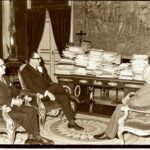 El caudillo con el general jefe de las Fuerzas Armadas de Nicarágua D. Anastasio Somoza, futuro presidente de su país – 22 – 04 - 1964