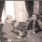 El caudillo con el arzobispo de Madrid-Alcalá, monseñor Morcillo – 13 – 05 - 1964